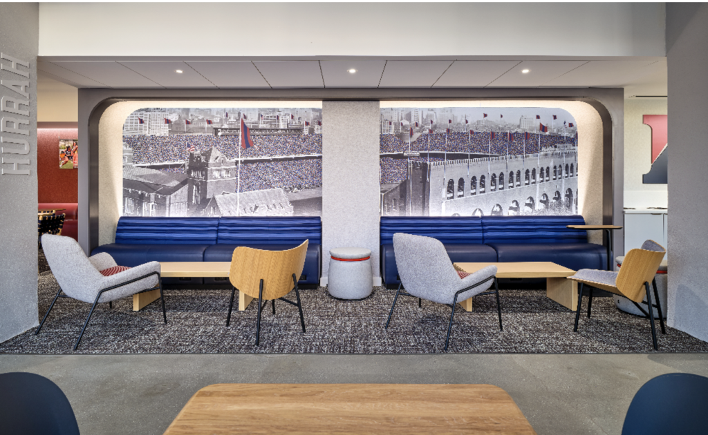 Penn Weiss T House powered by Quaker Fuel Furniture and Mural
